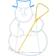 Star Trading Neoled Snowman Jullampa 7.8cm