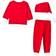 Max Collection Christmas Kids Santa Costume Red 110/116