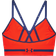 Under Armour Seamless Low Long Sports Bra - Phoenix Fire/Indigo