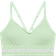 Under Armour Seamless Low Long Sports Bra - Aqua Foam/White