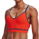 Under Armour Seamless Low Long Sports Bra - Phoenix Fire/Indigo