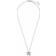 Pandora Pavé Asymmetric Star Collier Necklace - Silver/Transparent