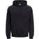 Jack & Jones Kangaroo Pocket Hoodie - Black