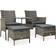 vidaXL 313593 Lounge-Set, Tisch einschl. 1 Sofas