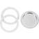 Bialetti 3 Gaskets + 1 Filter Plate for 9 Cups Stainless Steel Moka Pots