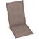 vidaXL 314112 Stolsdyna Brun (120x50cm)