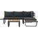 vidaXL 44704 Lounge-Set, 1 Tisch einschl. 2 Sofas