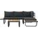 vidaXL 44704 Loungeset, 1 Bord inkl. 2 Soffor