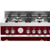 Bertazzoni Dual Fuel Range HER906MFEDVIT Red