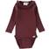 Minymo Baby Body L/S Rib - Fig (111636-4718)