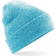 Beechfield Soft Feel Knitted Winter Hat - Surf Blue