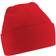 Beechfield Soft Feel Knitted Winter Hat - Classic Red