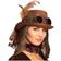 Boland Steampunk Hat Brun med Pilotbriller