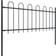 vidaXL Garden Fence with Hoop Top 170x150cm