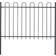 vidaXL Garden Fence with Hoop Top 66.9x66.9"