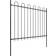 vidaXL Garden Fence with Hoop Top 170x200cm