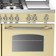 Bertazzoni HER1206GMFEDCRT Beige