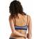 Icebreaker Women's Merino Siren Bra - Royal Navy/Snow Stripe