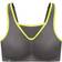 Glamorise No-Bounce Camisole Sports Bra Plus Size - Gray/Yellow