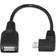 Aisens USB A-USB Micro B 2.0 Angled M-F 0.2m