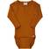 Minymo Baby Body L/S Rib - Bran (111636-2112)