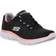 Skechers Flex Appeal 4.0 - Black Mesh/Coral/Lavender Trim