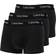 Calvin Klein Cotton Stretch Low Rise Trunks 3-pack - Black