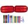 Safta Real Madrid Red Pencil Case 33pcs