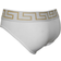 Versace Grece Border Briefs 3-pack - White/Gold