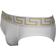 Versace Grece Border Briefs 3-pack - White/Gold