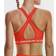 Under Armour Mid Crossback Sports Bra - Phoenix Fire/White