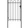 vidaXL Fence Gate Single Door with Arched Top 100x200cm