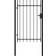 vidaXL Fence Gate Single Door with Spike Top 100x200cm