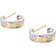 Georg Jensen Fusion Small Earrings - Rose Gold/White Gold/Diamonds