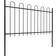 vidaXL Garden Fence with Hoop Top 334.6x59.1"