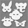 Creativ Company Craft Masks Eläimet 16st