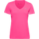 Under Armour Tech V Neck T-shirt Women - Cerise/Metallic Silver