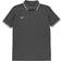 NIKE Youth Boys Polo Team Club 19 SS - Charcoal Heather/White (AJ1502-071)