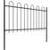 vidaXL Garden Fence with Hoop Top 1530x150cm