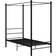 vidaXL Canopy 201cm Sengeramme 90x200cm