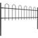 vidaXL Garden Fence with Hoop Top 510x110cm