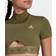 adidas Hyperglam Crop Zip T-shirt Women - Focus Olive