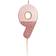 Talking Tables Rose Gold Glitter Number 9 Candle Cake Decoration