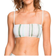 Roxy Sea & Waves Revo Reversible Bandeau Bikini Top - Bright White Kamuela Stripe