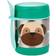 Skip Hop Zoo Thermosfles voor eten met lepel/vork Mopshond 325 ml, 3jr