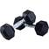 Homcom Hexagonal Dumbbells Kit Weight Lifting Exercise for Home Fitness 2x8kg