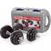 York Fitness Cast Iron Dumbbell Set with Case 20kg