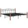 vidaXL Bed Frame Metal Solid 90cm Sängram 200X200cm