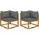 vidaXL 311852 Corner 2-pack Modulsoffa