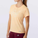 New Balance Printed Impact Run Short Sleeve Women - Light Mango